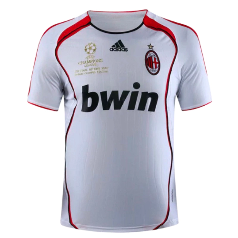 Maglia Calcio Vintage AC Milan Trasferta 2006-07 - Bianca
